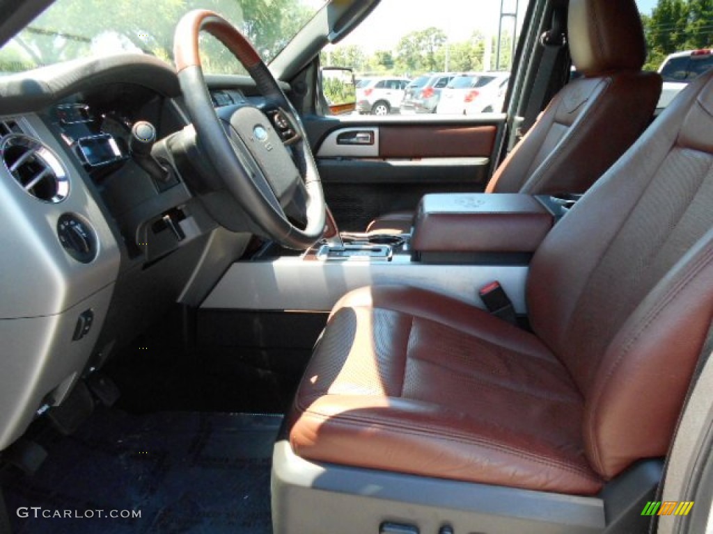 King Ranch Red (Chaparral) Interior 2014 Ford Expedition EL King Ranch 4x4 Photo #103839096