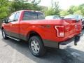 2015 Race Red Ford F150 XLT SuperCab 4x4  photo #4