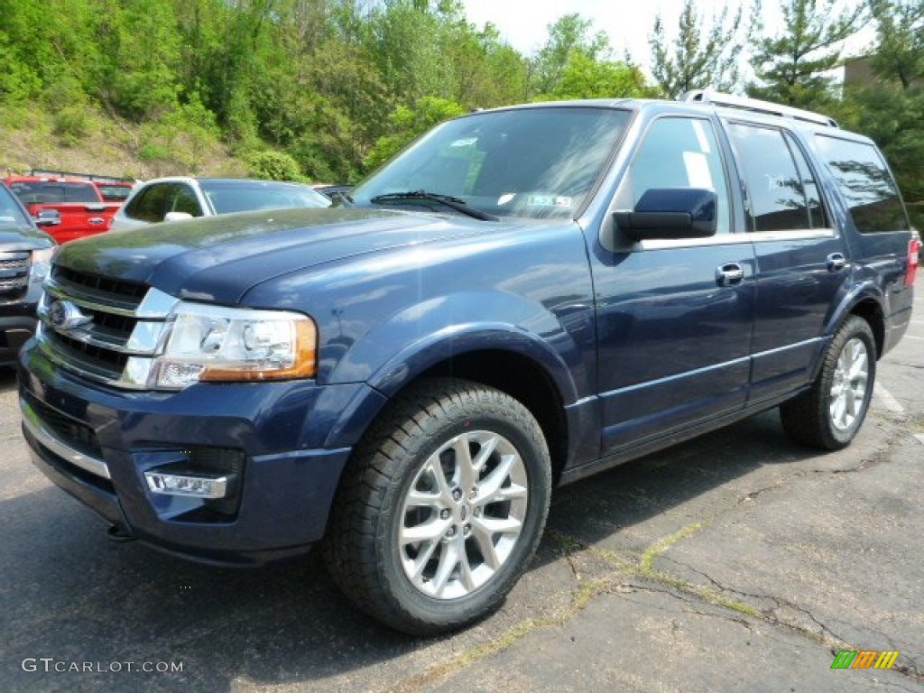 Blue Jeans Metallic 2015 Ford Expedition Limited 4x4 Exterior Photo #103842587