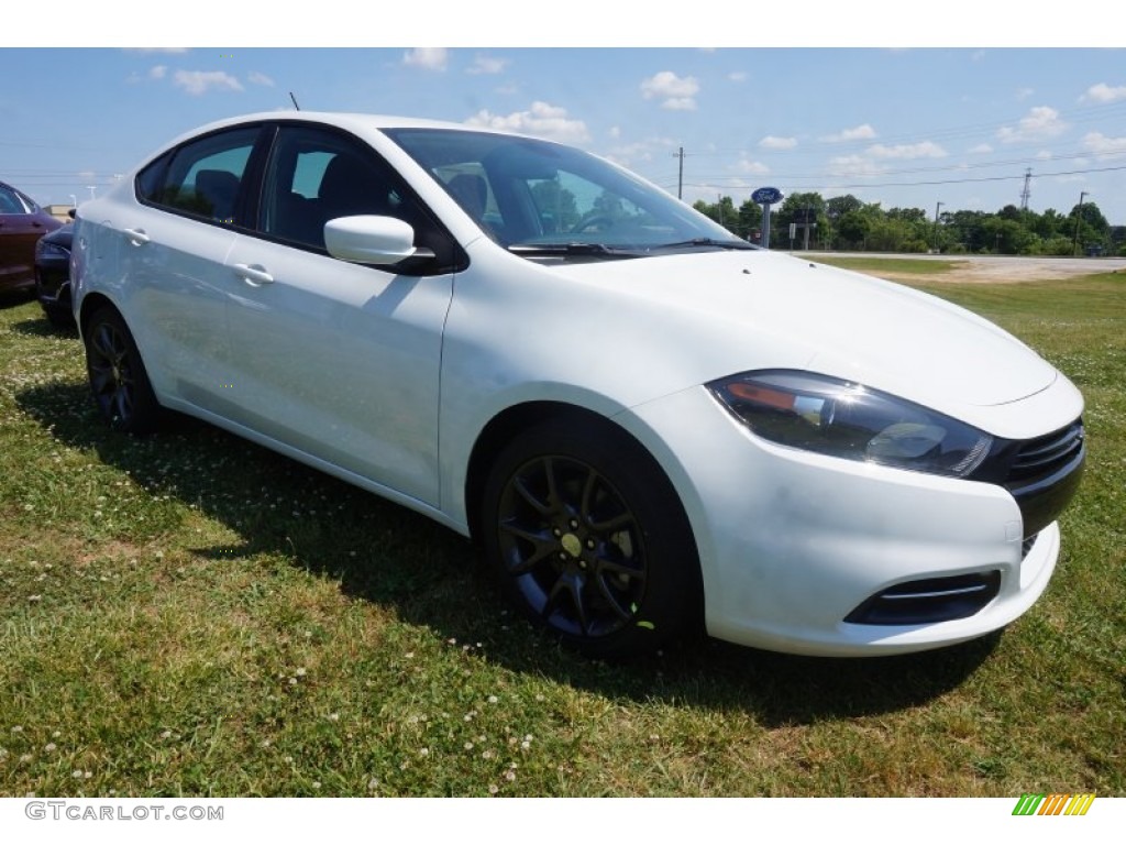 Bright White 2015 Dodge Dart SE Exterior Photo #103844699