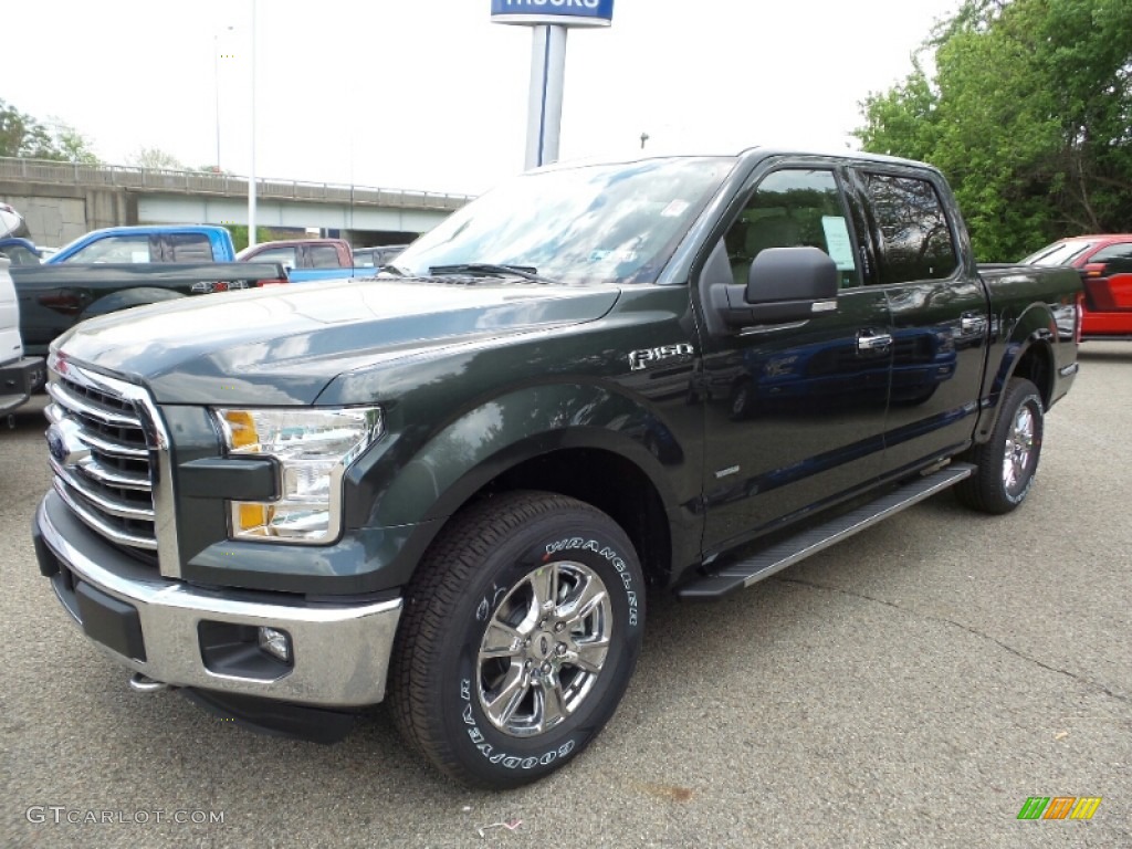 2015 F150 XLT SuperCrew 4x4 - Guard Metallic / Medium Light Camel photo #8