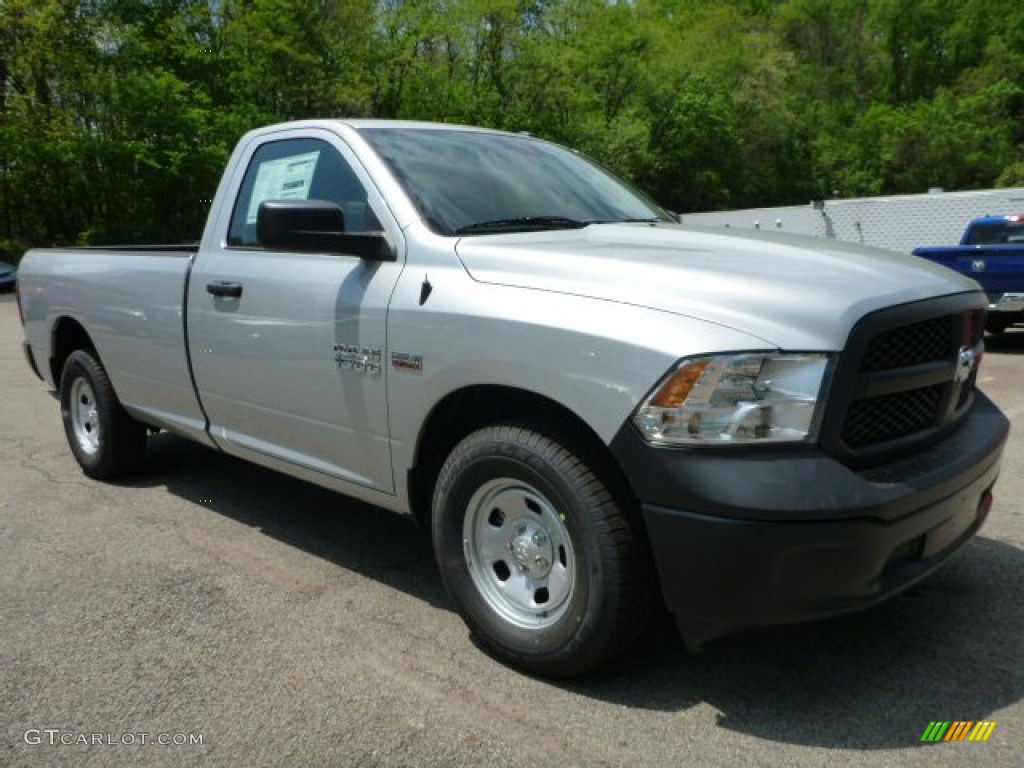 2015 1500 Tradesman Regular Cab - Bright Silver Metallic / Black/Diesel Gray photo #10