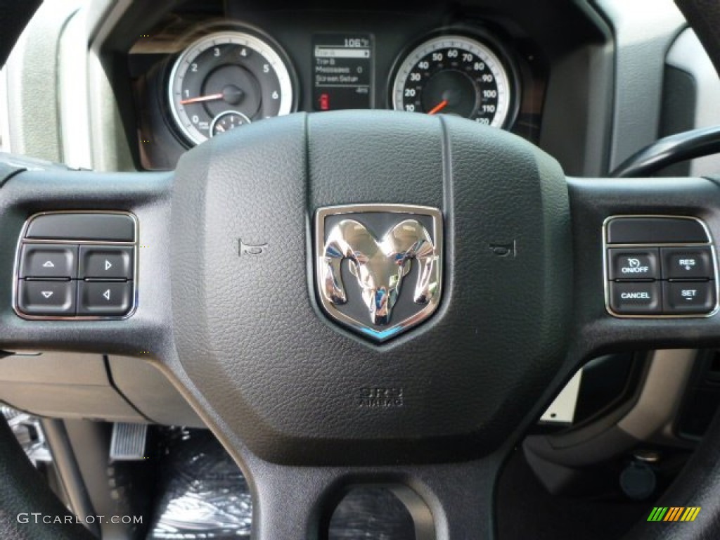 2015 1500 Tradesman Regular Cab - Bright Silver Metallic / Black/Diesel Gray photo #15