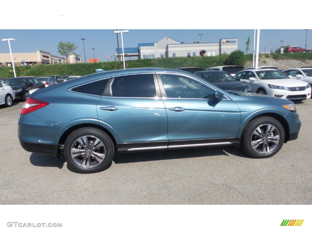 2015 Crosstour EX-L V6 - Mountain Air Metallic / Ivory photo #2