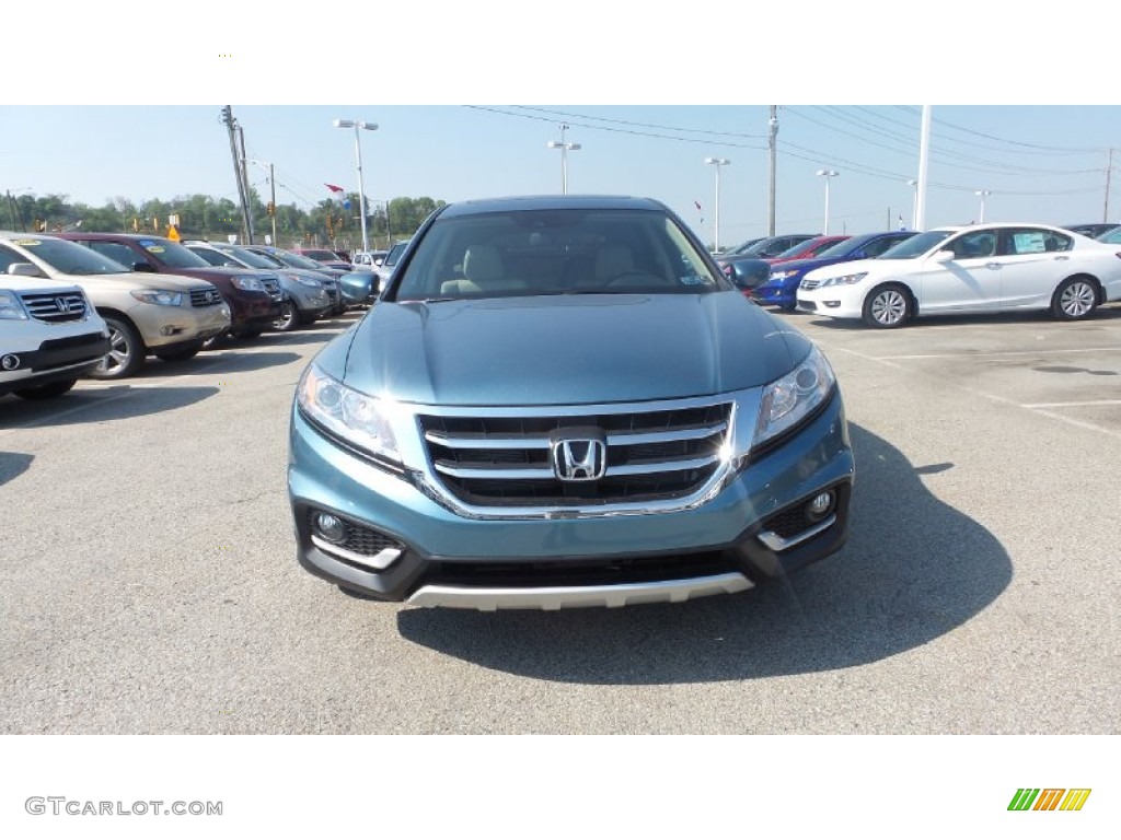 2015 Crosstour EX-L V6 - Mountain Air Metallic / Ivory photo #3