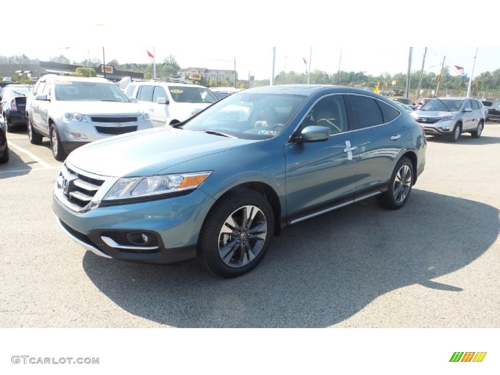 2015 Crosstour EX-L V6 - Mountain Air Metallic / Ivory photo #4