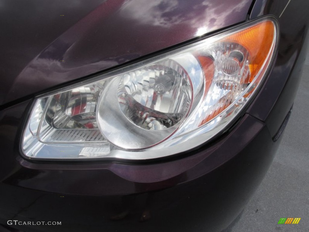 2007 Elantra GLS Sedan - Purple Rain / Beige photo #6