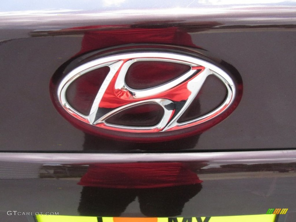 2007 Elantra GLS Sedan - Purple Rain / Beige photo #14