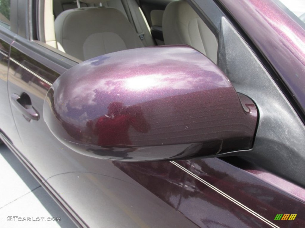2007 Elantra GLS Sedan - Purple Rain / Beige photo #22