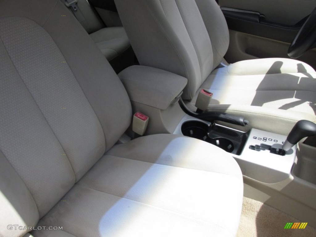 2007 Elantra GLS Sedan - Purple Rain / Beige photo #25