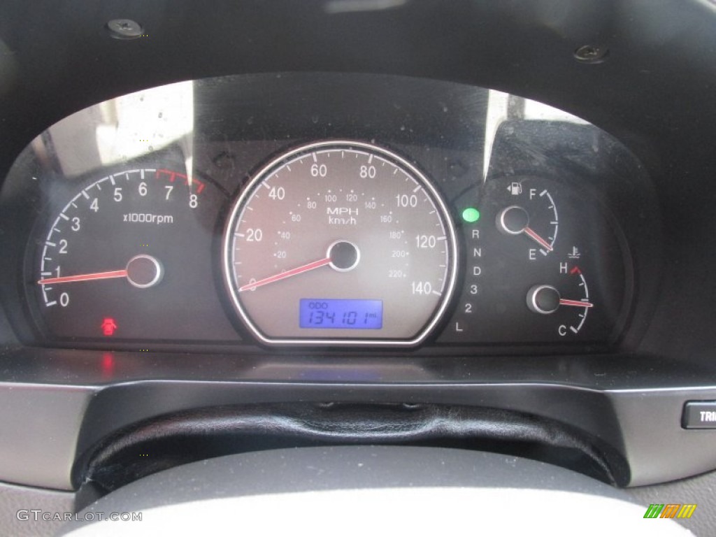 2007 Elantra GLS Sedan - Purple Rain / Beige photo #40