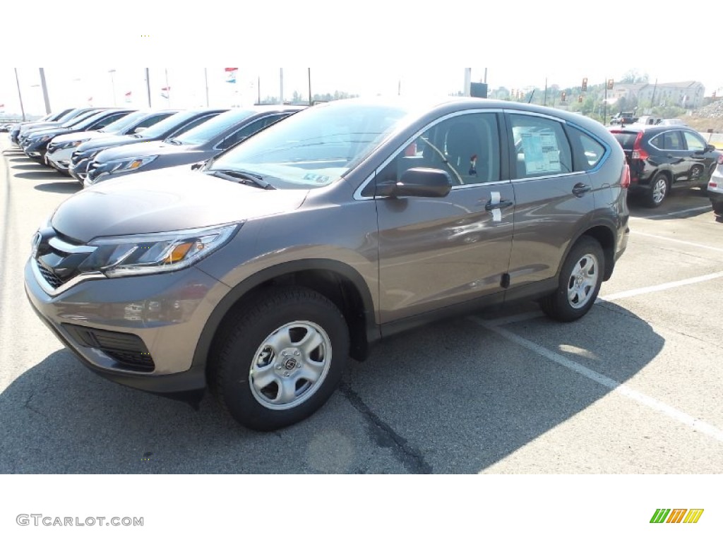 2015 CR-V LX AWD - Urban Titanium Metallic / Black photo #4