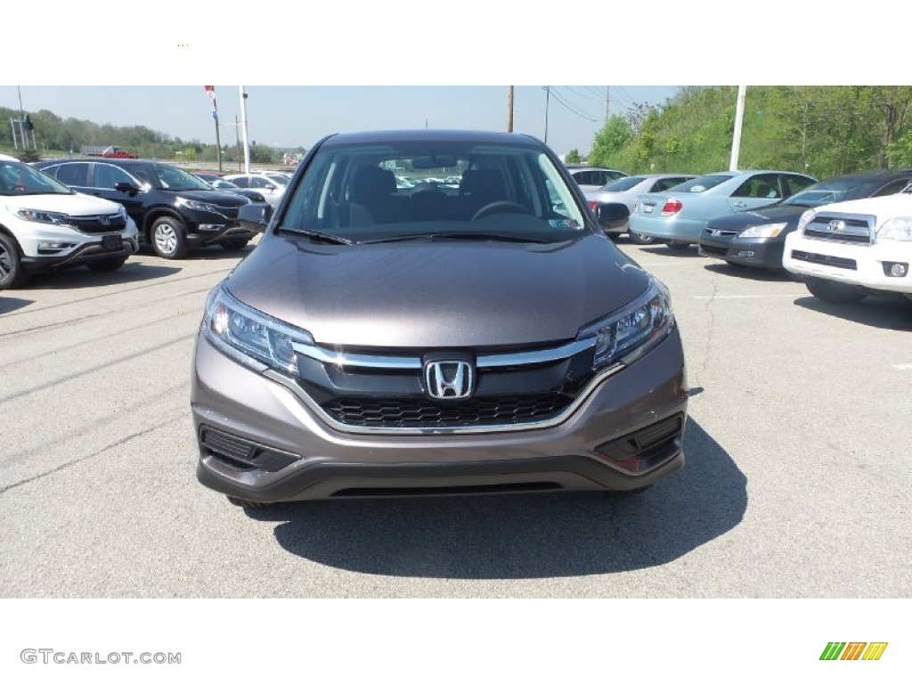 2015 CR-V LX AWD - Urban Titanium Metallic / Black photo #3