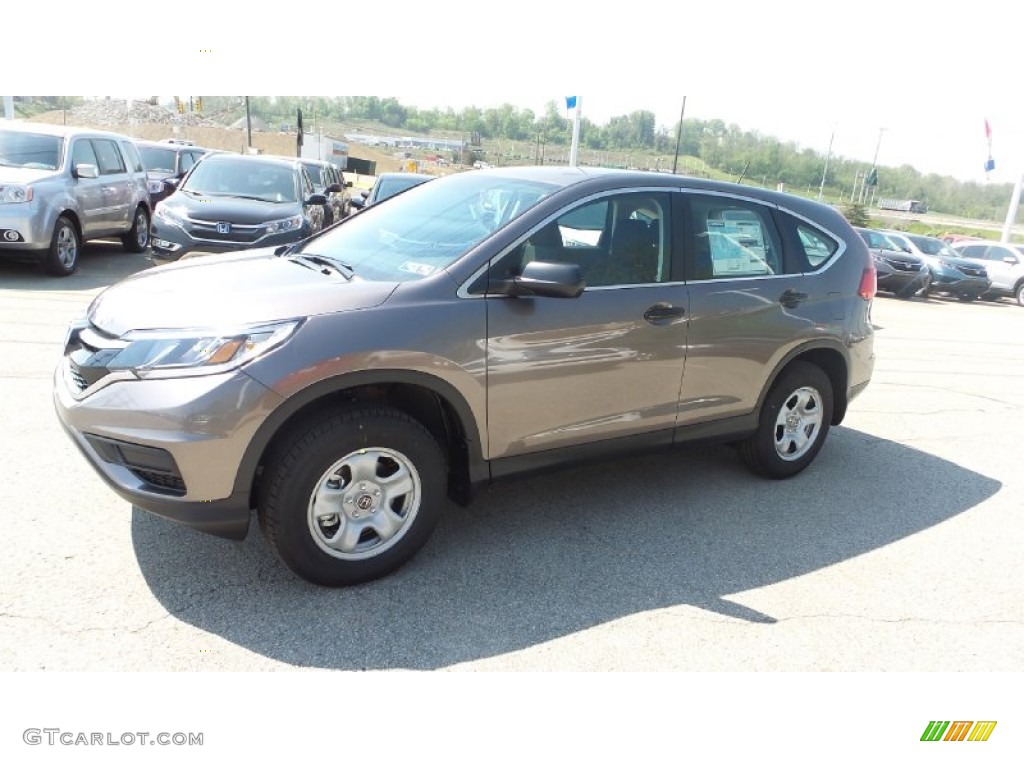 2015 CR-V LX AWD - Urban Titanium Metallic / Black photo #4