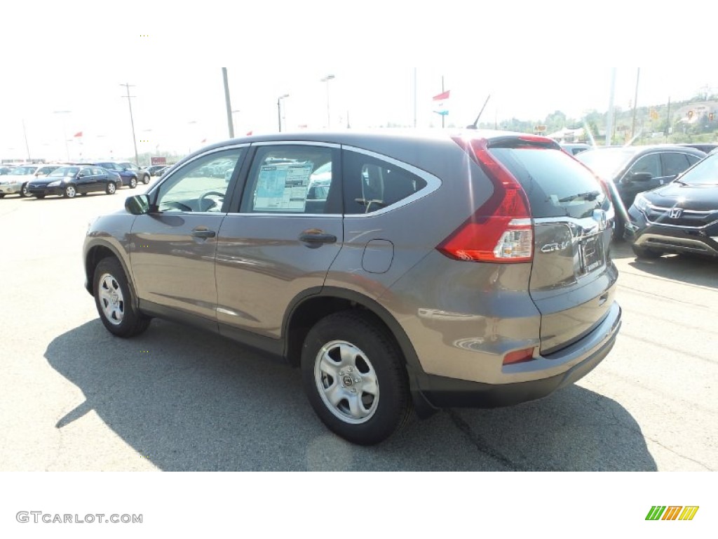 2015 CR-V LX AWD - Urban Titanium Metallic / Black photo #6