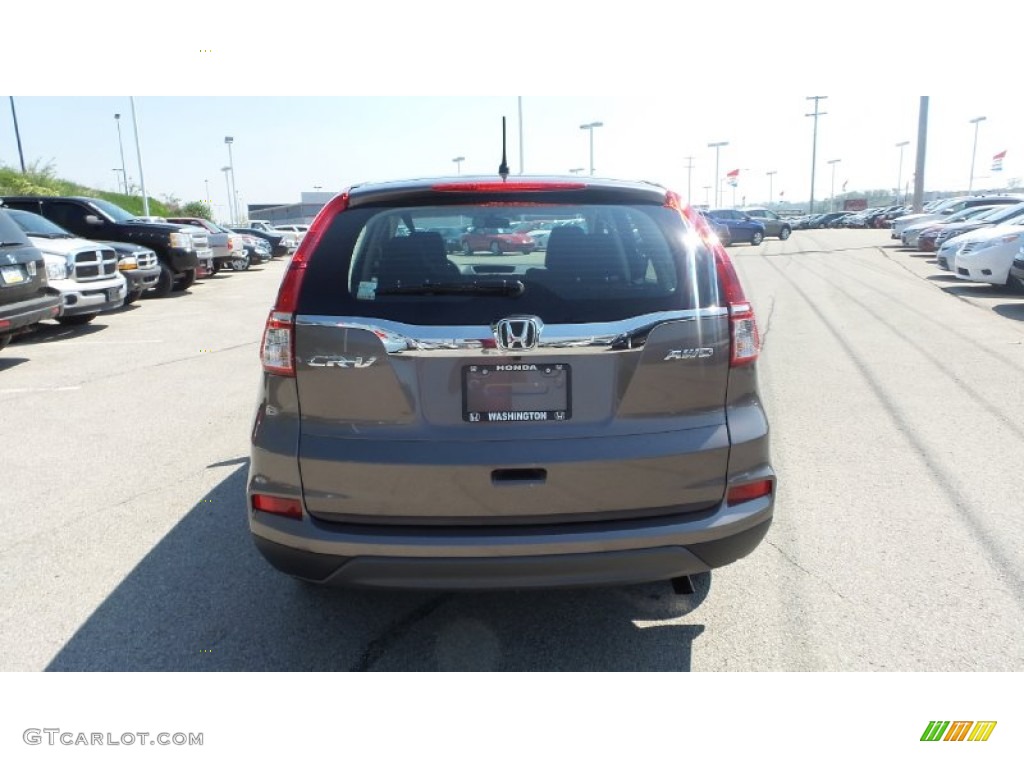 2015 CR-V LX AWD - Urban Titanium Metallic / Black photo #8