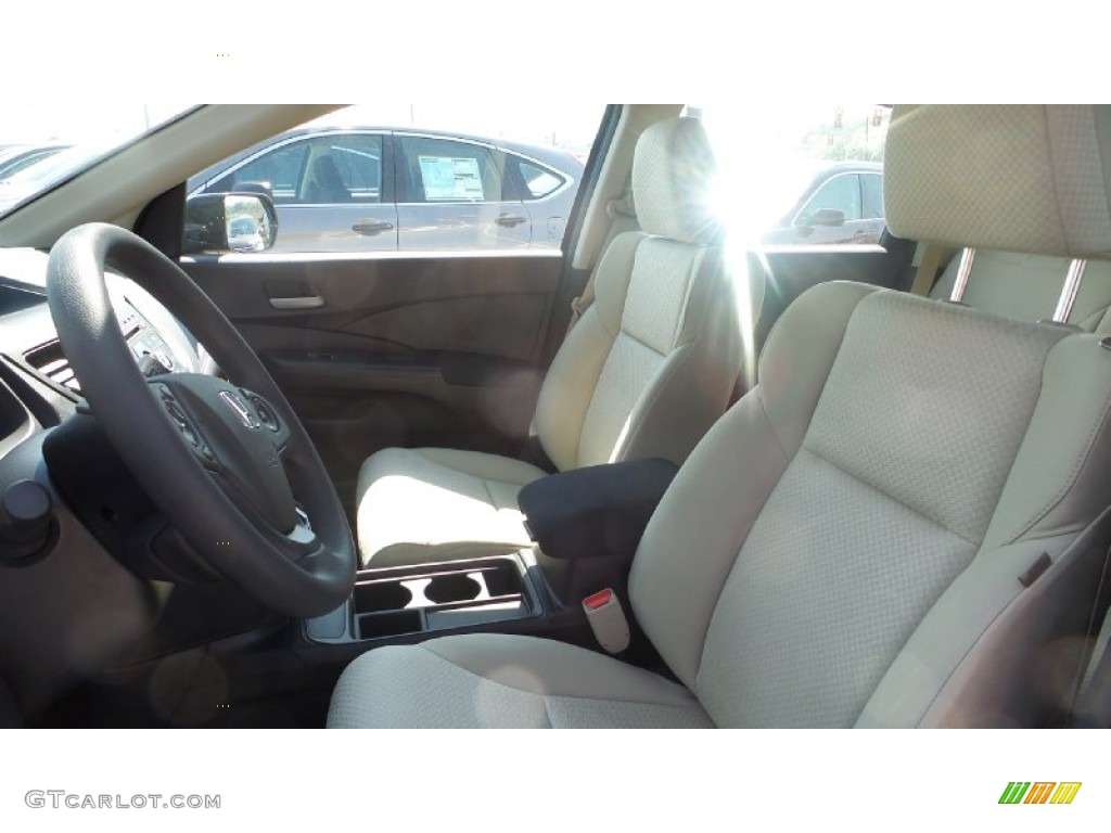 2015 CR-V LX AWD - Mountain Air Metallic / Beige photo #12