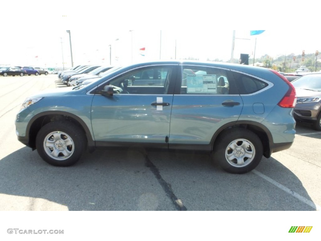 2015 CR-V LX AWD - Mountain Air Metallic / Beige photo #5