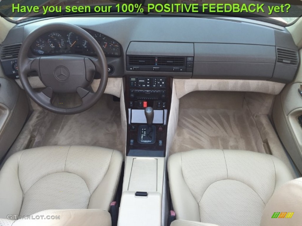 1996 SL 500 Roadster - Imperial Red / Parchment photo #18