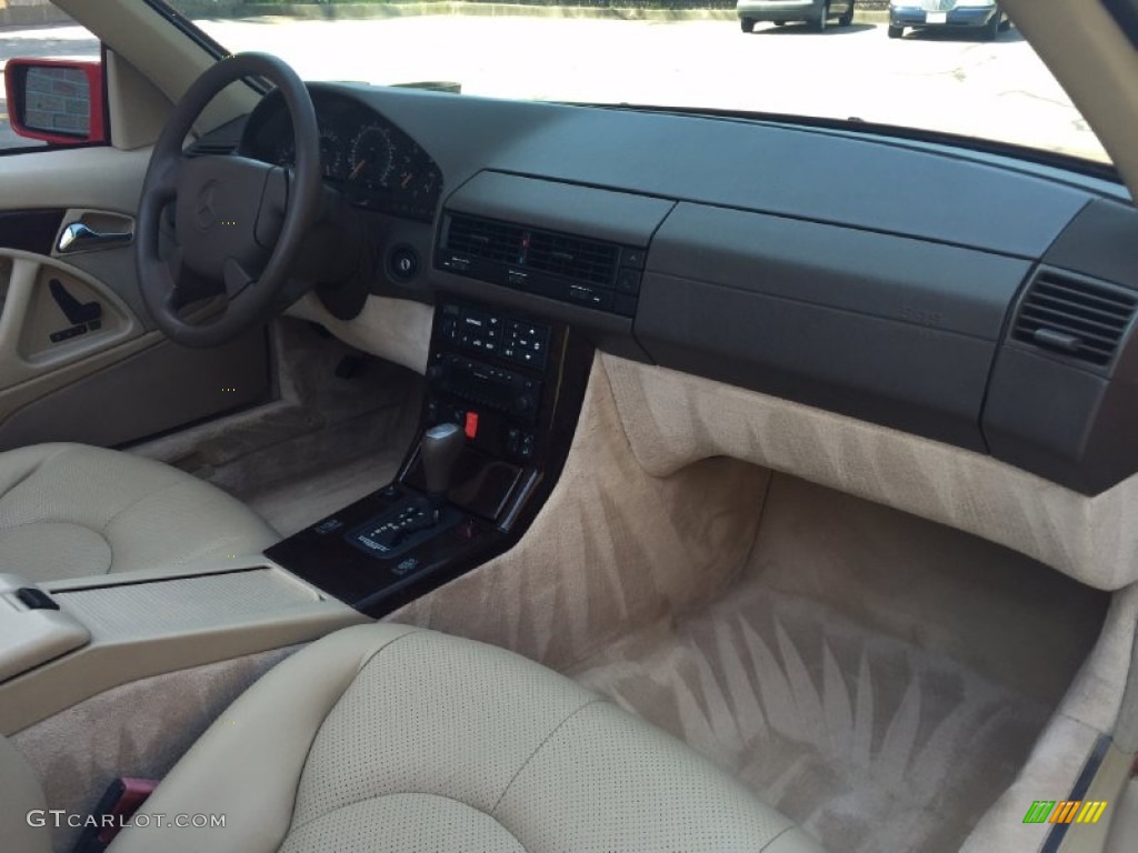 1996 SL 500 Roadster - Imperial Red / Parchment photo #19