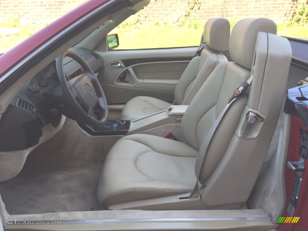 1996 SL 500 Roadster - Imperial Red / Parchment photo #20