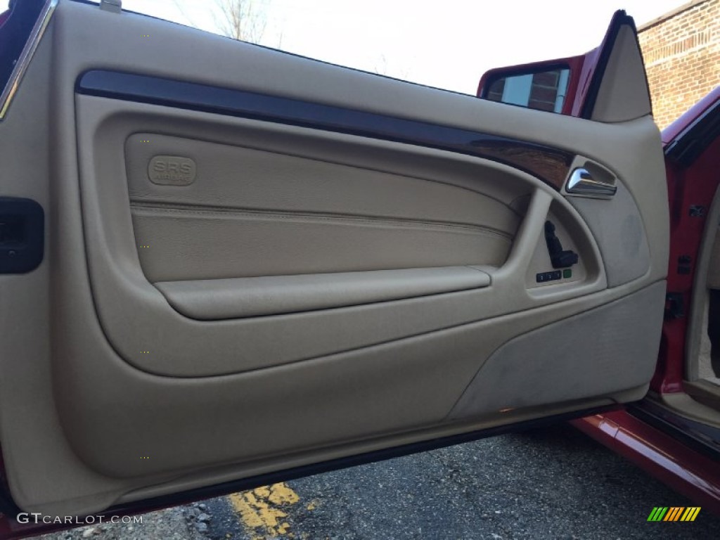 1996 SL 500 Roadster - Imperial Red / Parchment photo #53