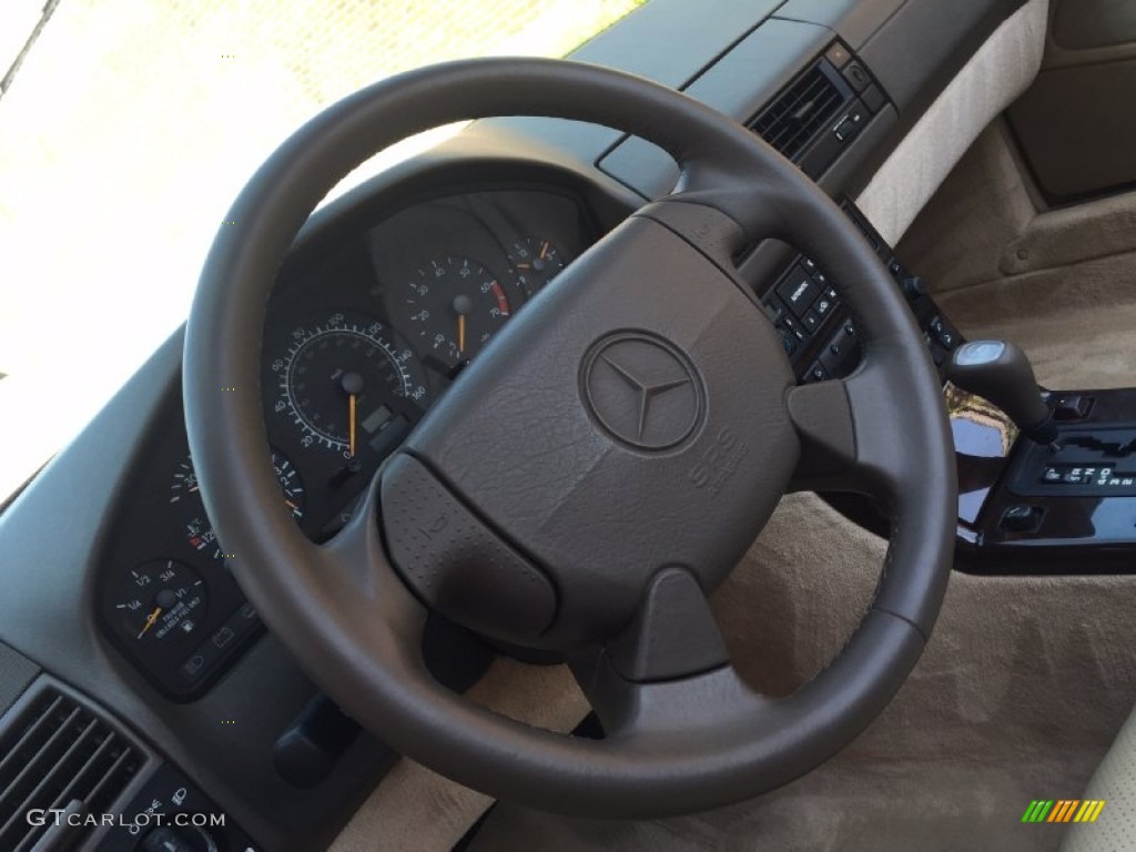 1996 SL 500 Roadster - Imperial Red / Parchment photo #62