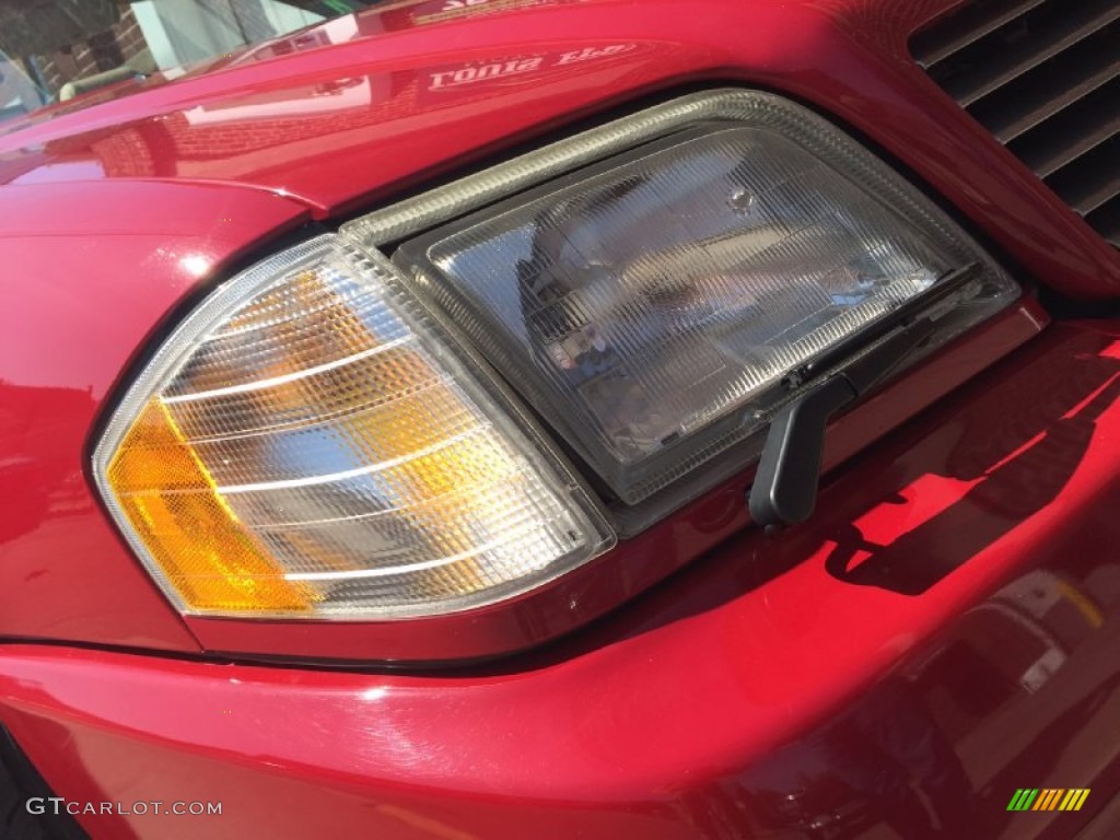 1996 SL 500 Roadster - Imperial Red / Parchment photo #65