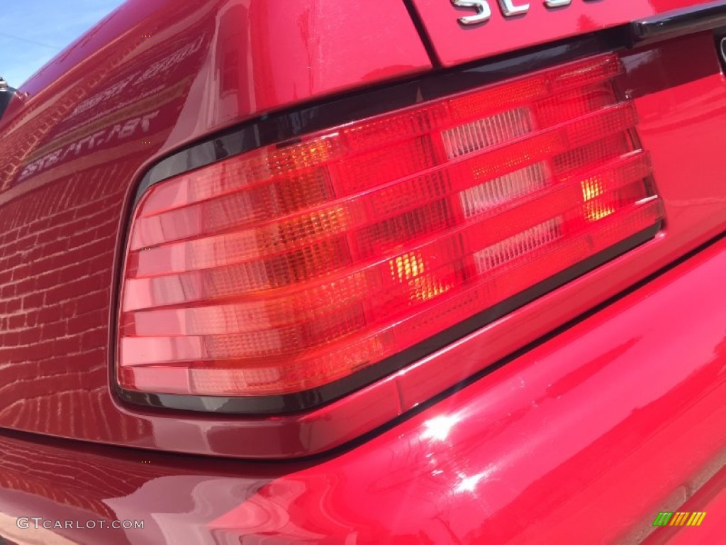 1996 SL 500 Roadster - Imperial Red / Parchment photo #67