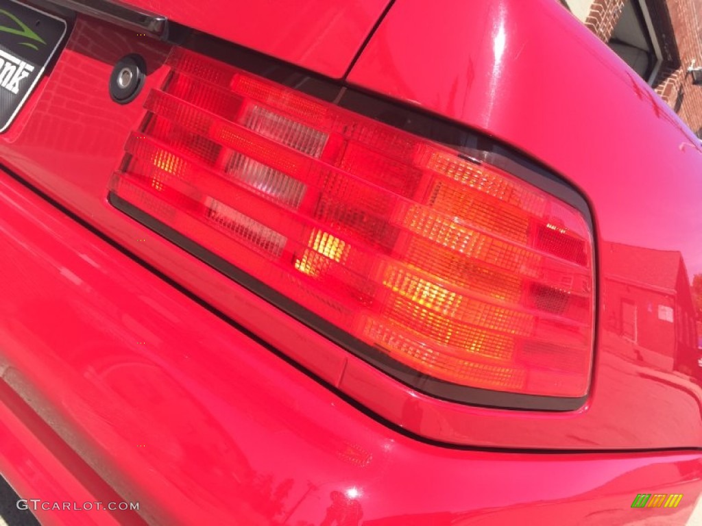 1996 SL 500 Roadster - Imperial Red / Parchment photo #68