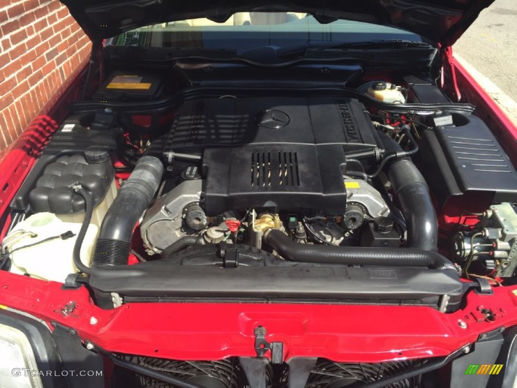 1996 SL 500 Roadster - Imperial Red / Parchment photo #72