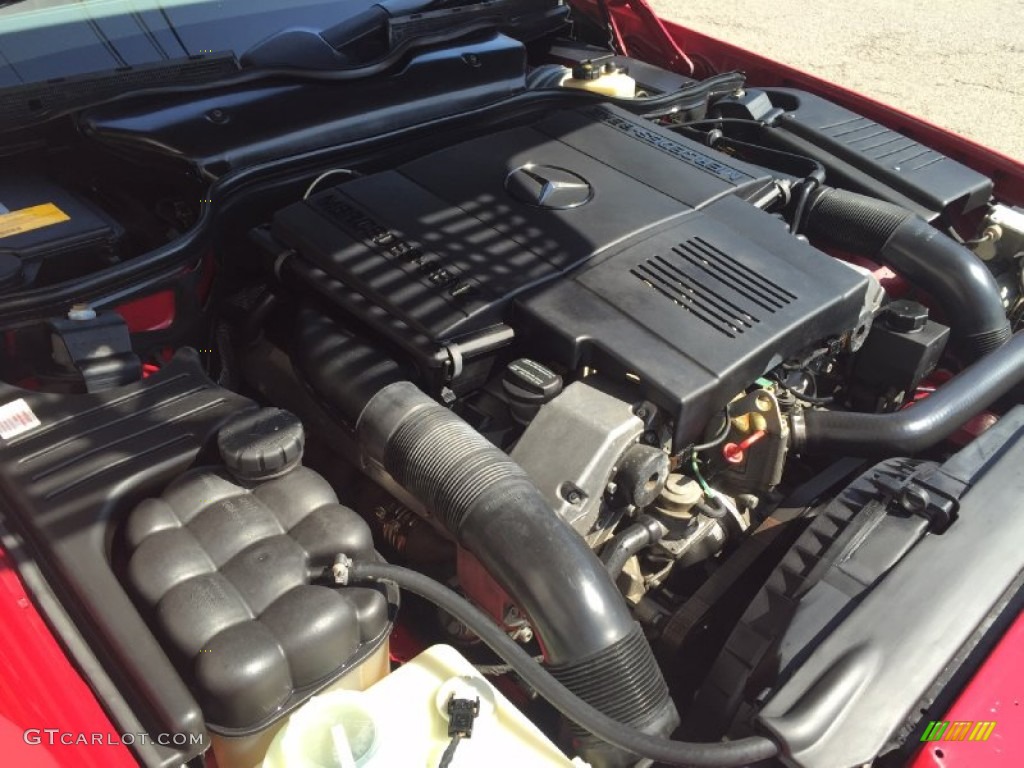 1996 SL 500 Roadster - Imperial Red / Parchment photo #73