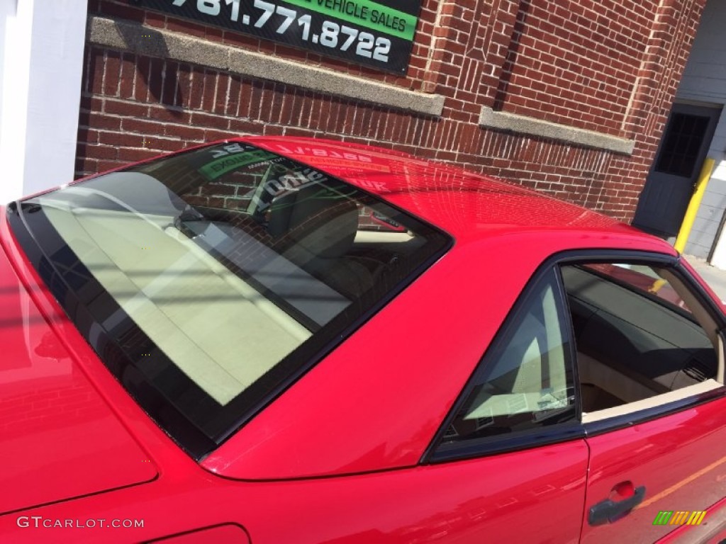 1996 SL 500 Roadster - Imperial Red / Parchment photo #93