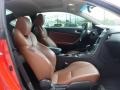 2011 Hyundai Genesis Coupe Brown Leather Interior Front Seat Photo