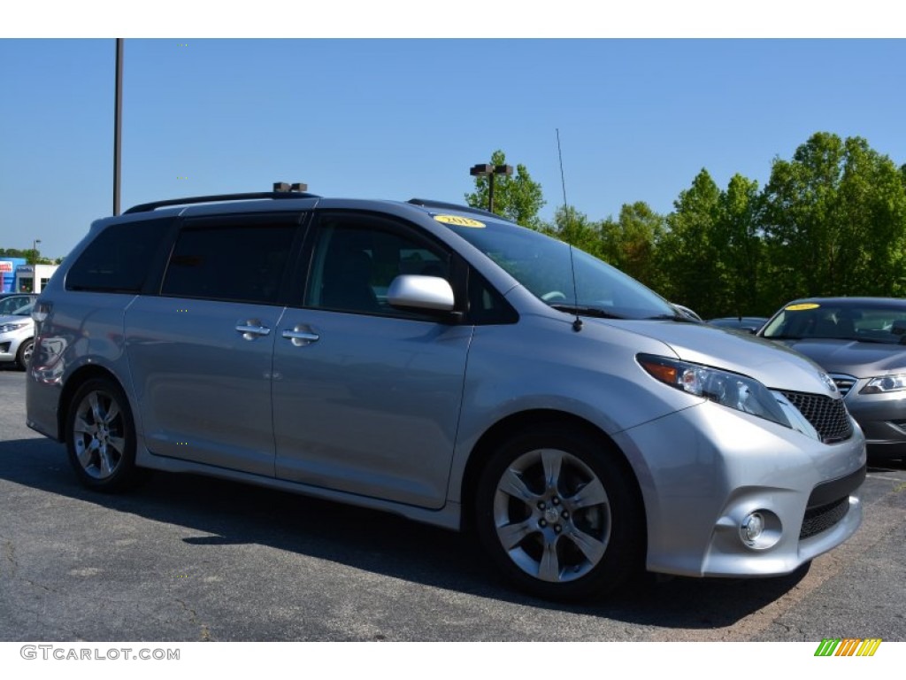 2013 Sienna SE - Silver Sky Metallic / Dark Charcoal photo #1