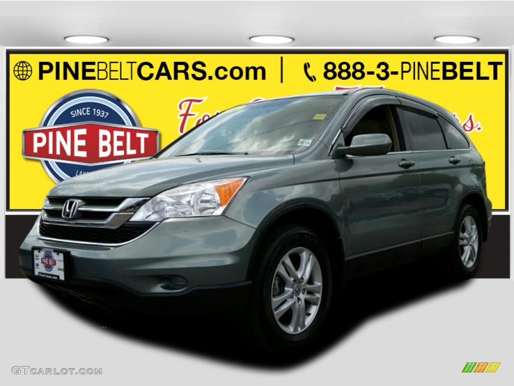 2011 CR-V EX-L - Opal Sage Metallic / Ivory photo #1