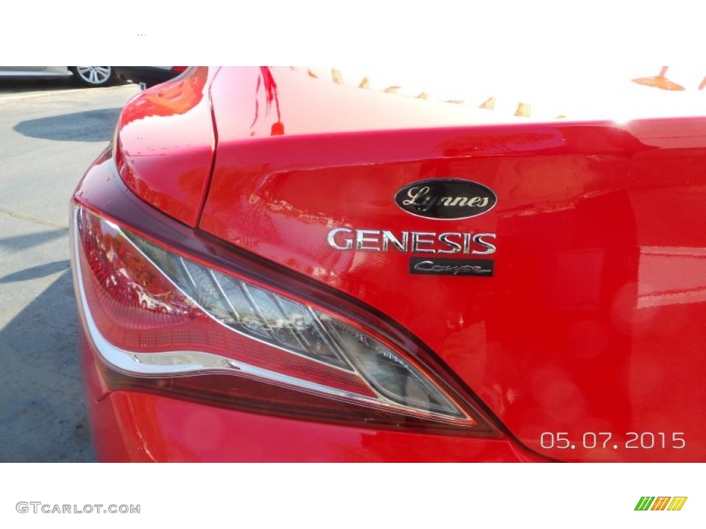2013 Genesis Coupe 2.0T R-Spec - Tsukuba Red / Red Leather/Red Cloth photo #9