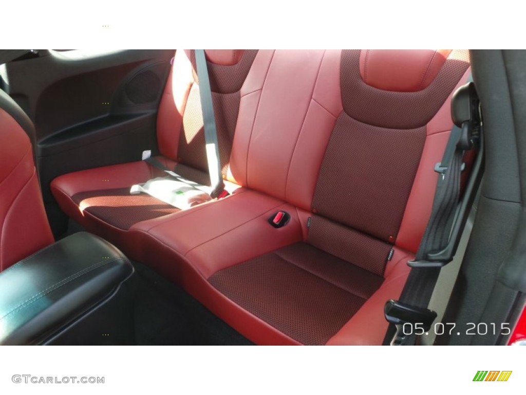 2013 Hyundai Genesis Coupe 2.0T R-Spec Rear Seat Photo #103864280