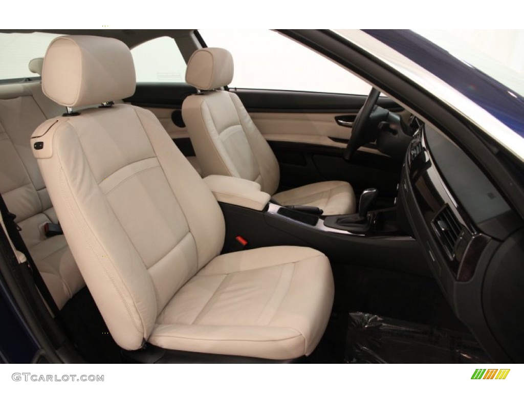 Oyster/Black Interior 2012 BMW 3 Series 328i xDrive Coupe Photo #103867260