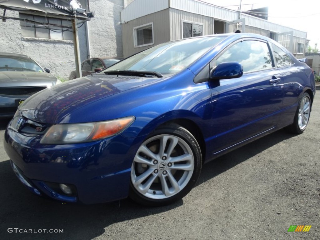 2006 Civic Si Coupe - Fiji Blue Pearl / Black photo #1