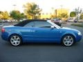 2004 Sprint Blue Pearl Effect Audi S4 4.2 quattro Cabriolet  photo #6