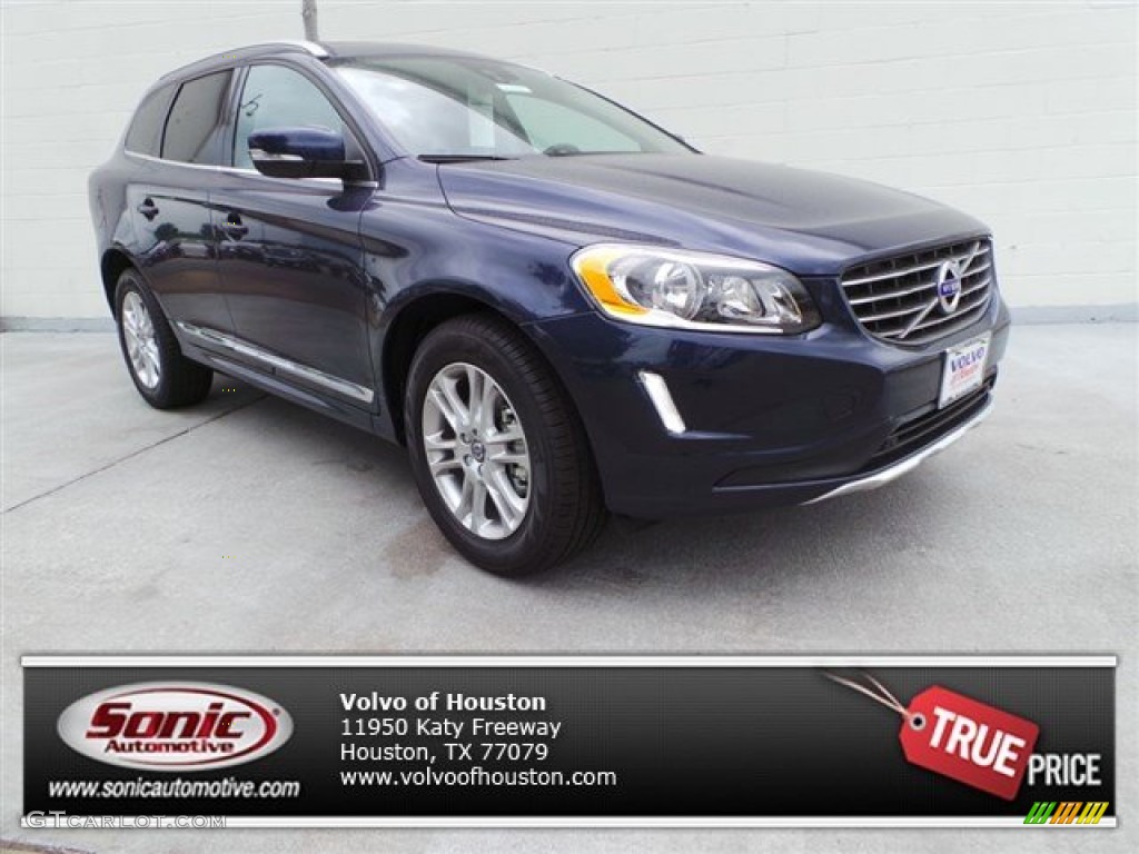 2015 XC60 T5 Drive-E - Caspian Blue Metallic / Off Black photo #1