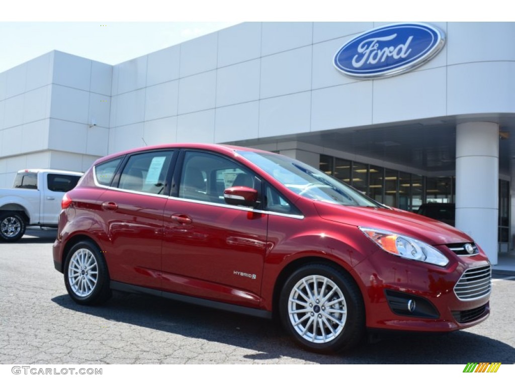 Ruby Red Metallic 2015 Ford C-Max Hybrid SEL Exterior Photo #103874132