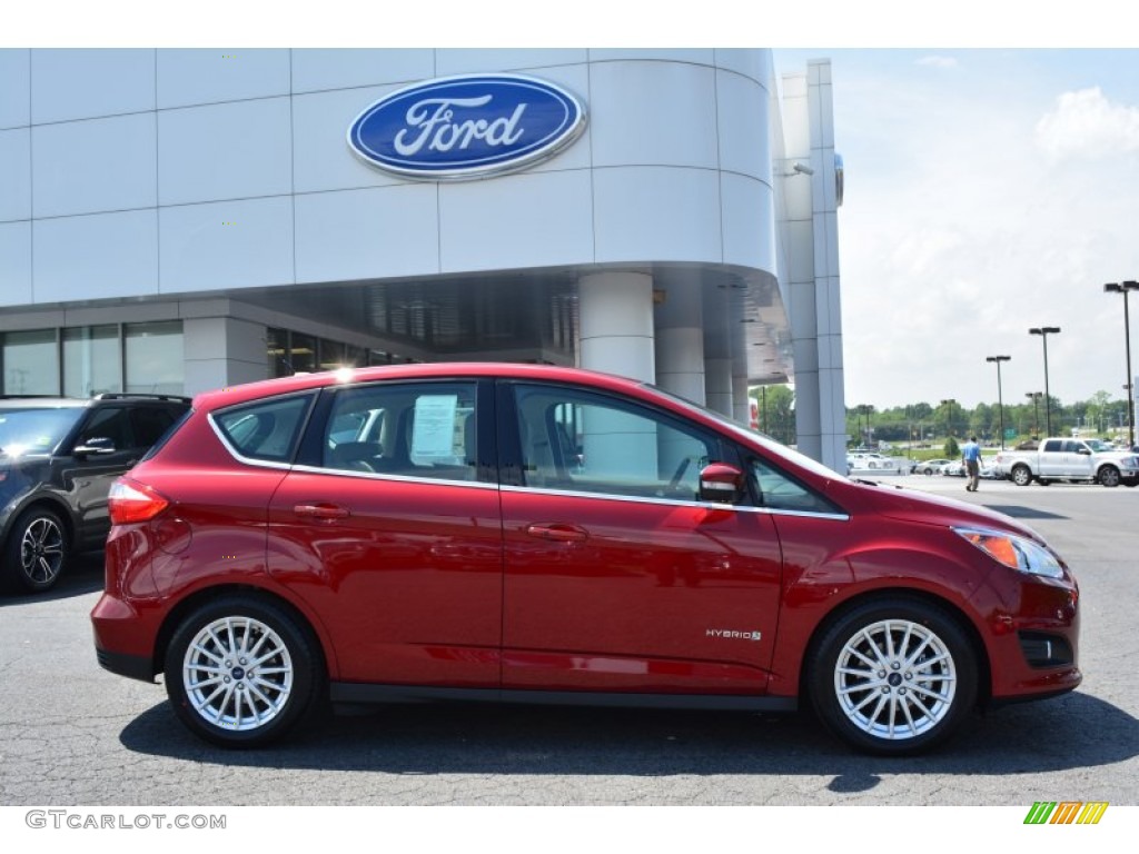 Ruby Red Metallic 2015 Ford C-Max Hybrid SEL Exterior Photo #103874151