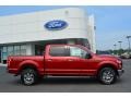 2015 Ruby Red Metallic Ford F150 XLT SuperCrew 4x4  photo #2