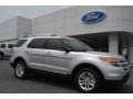 2015 Ingot Silver Ford Explorer XLT  photo #1