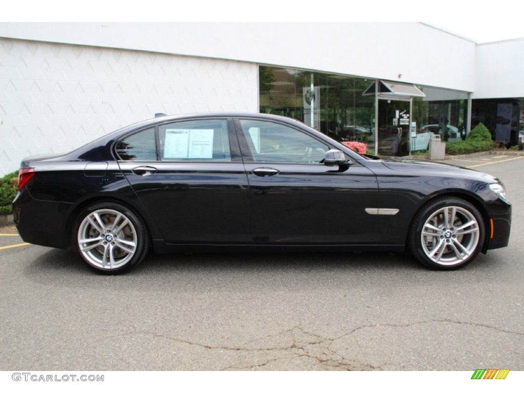 Carbon Black Metallic 2015 BMW 7 Series 750i xDrive Sedan Exterior Photo #103877175