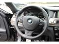 Black 2015 BMW 7 Series 750i xDrive Sedan Steering Wheel