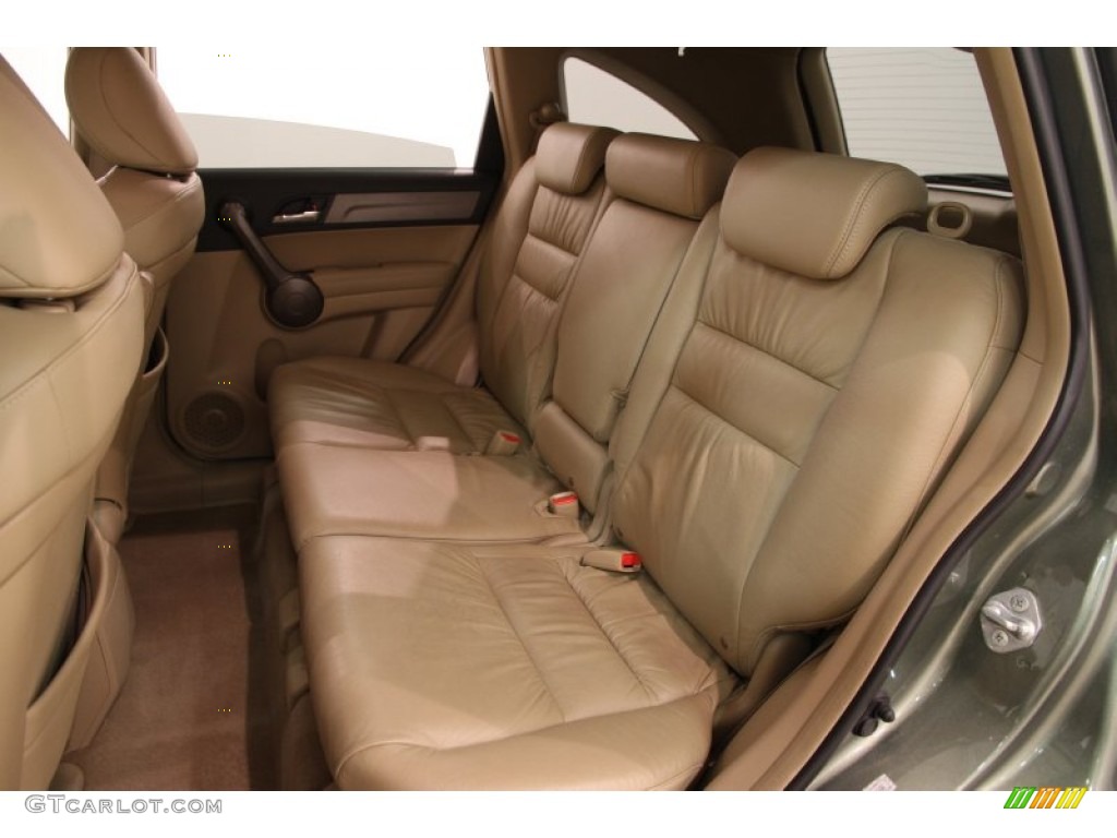 2009 CR-V EX-L 4WD - Green Tea Metallic / Ivory photo #14