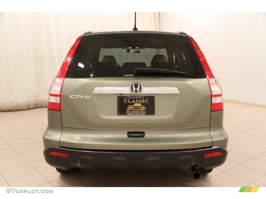 2009 CR-V EX-L 4WD - Green Tea Metallic / Ivory photo #15